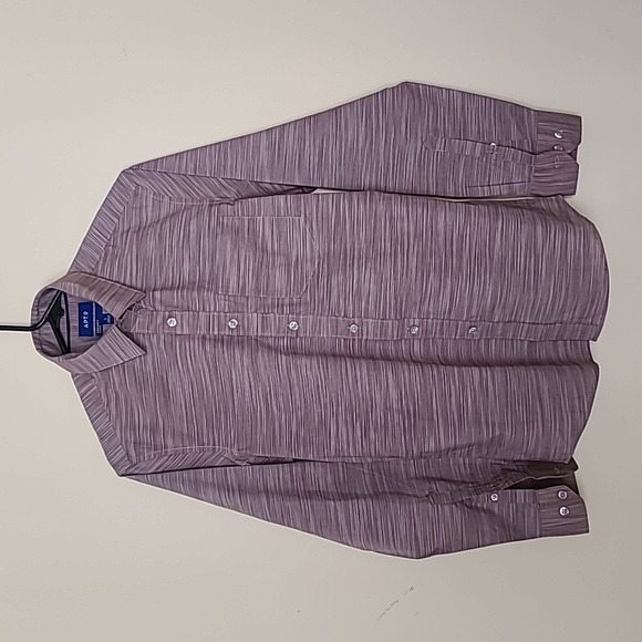 NWOT 9 MENS LONG SLEEVE Purple Premier Flex DRESS SHIRT Size S - Picture 1 of 5